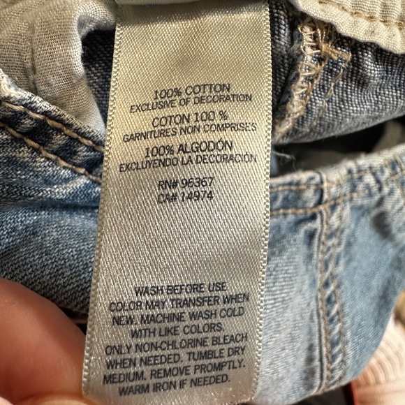 Oshkosh B’gosh Vestbak Overalls Size 3T Toddler Unisex Light Blue Wash - Picture 9 of 10